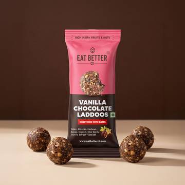 Vanilla Chocolate Sugar-Free Laddu by Eat Better Co