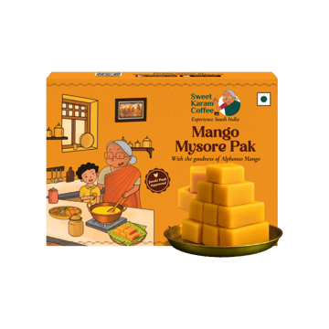 Real Mango Mysore Pak by Sweet Karam Coffee