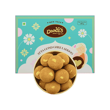 Atta Gond Ghee Laddu by Daadi's