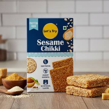 Sesame Chikki by Let's Try