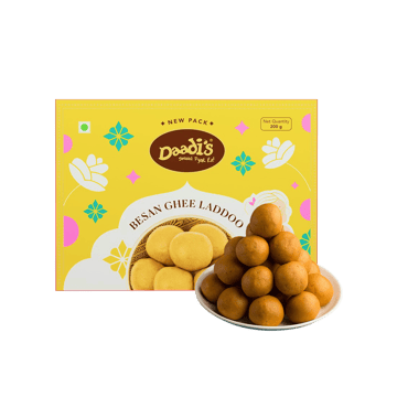 Besan Ghee Laddu by Daadi's