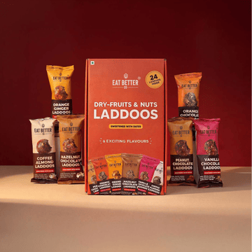 Dry Fruit & Dates Laddu (Assorted) by Eat Better Co