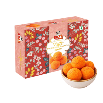 Kesariya Ghee Motichur Laddu by Lal