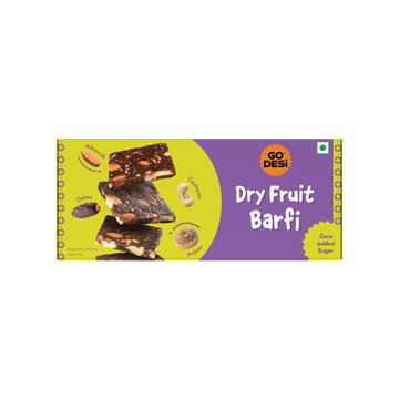 Dates Dry Fruit Barfi by GO DESI