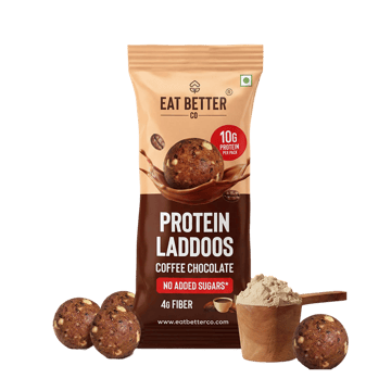 Coffee Chocolate Protein Laddu by Eat Better Co