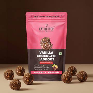 Vanilla & Chocolate Laddu by Eat Better Co (No Added Sugar)