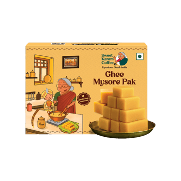 Ghee Mysore Pak by Sweet Karam Coffee
