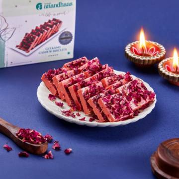 Gulkand Kaju Katli by Shree Anandhaas