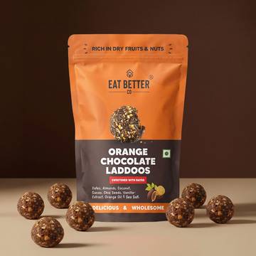 Orange Chocolate No Added Sugar Laddu by Eat Better Co