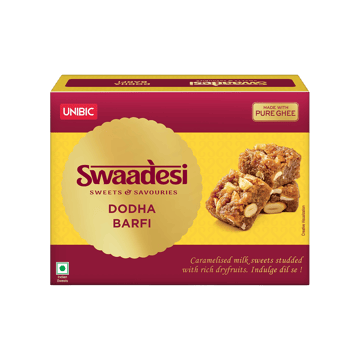 Swaadesi Ghee Dryfruit Dodha Burfi by Unibic