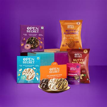 Open Secret Brownie, Dry Fruits & Biscuits Gift Pack