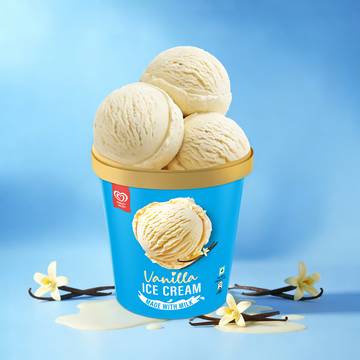 Kwality Wall's Vanilla Ice Cream Tub
