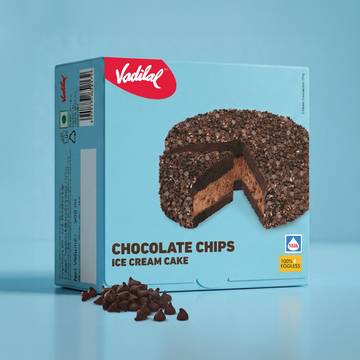 Vadilal Chocolate Chips Ice Cream Cake