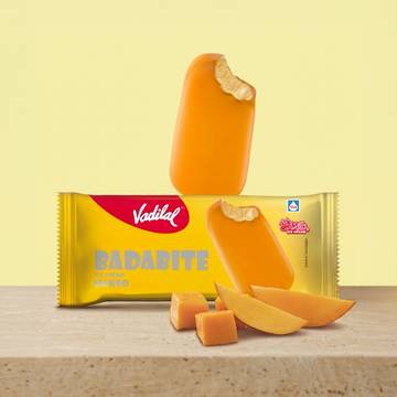 Vadilal Mango Badabite Ice Cream Stick