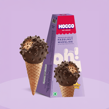 Hocco Hazelnut Mudslide Ice Cream Cone