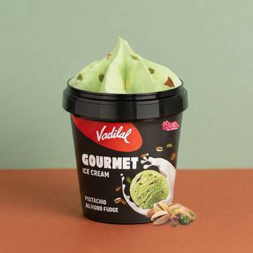 Vadilal Gourmet Pistachio Almond Fudge Ice Cream Cup