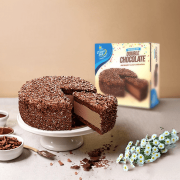 Cream Bell Double Chocolate Ice Cream Cake