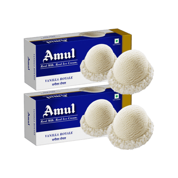 Amul Vanilla Royale Ice Cream Brick