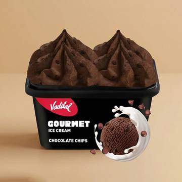 Vadilal Chocolate Chips Ice Cream Tub