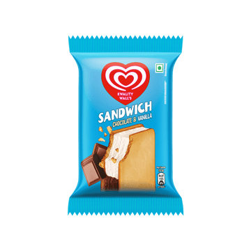 Kwality Wall's Choco Vanilla Frozen Dessert Sandwich