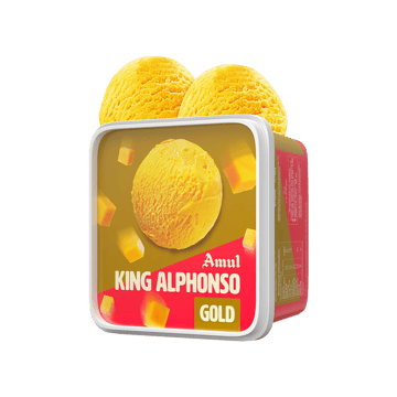 Amul Gold King Alphonso Ice Cream Tub