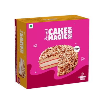 Amul Cake Magic Golden Fantasy Ice Cream Cake