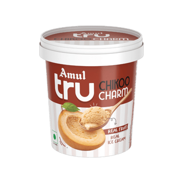 Amul Tru Chikoo Charm Ice Cream Cup