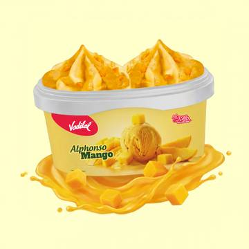 Vadilal Alphonso Mango Ice Cream Tub