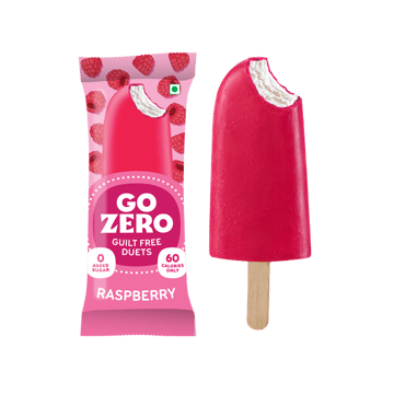 Go Zero Raspberry Duet Guilt Free Ice Cream Stick