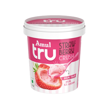 Amul Tru Strawberry Crush Ice Cream Cup