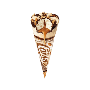 Kwality Wall's Cornetto Almond Crunch Frozen Dessert Cone