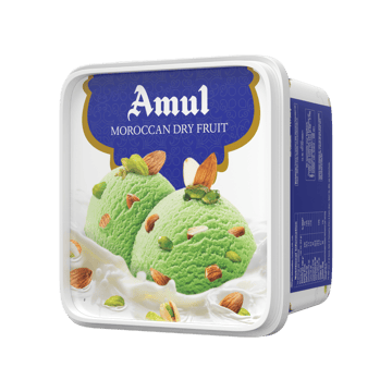 Amul Moroccan Dry Fruit Flavoured Ice Cream Tub