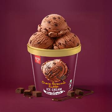 Kwality Wall's Choco Brownie Fudge Ice Cream Tub