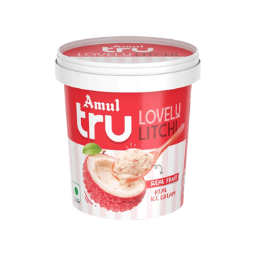 Amul Tru Lovely Litchi Ice Cream Cup