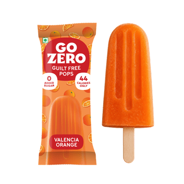 Go Zero Valencia Orange Guilt Free Fruit Pops