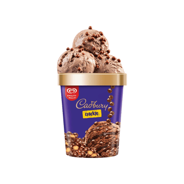 Kwality Wall's Cadbury Crackle Frozen Dessert Tub