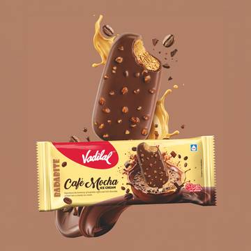 Vadilal Cafe Mocha Badabite Ice Cream Stick