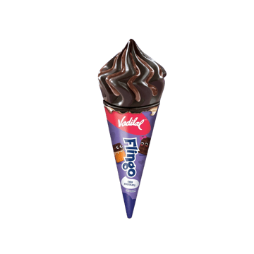 Vadilal Flingo Dark Chocolate Ice Cream Cone
