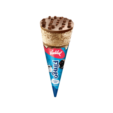 Vadilal Flingo Cookie Disc Ice Cream Cone