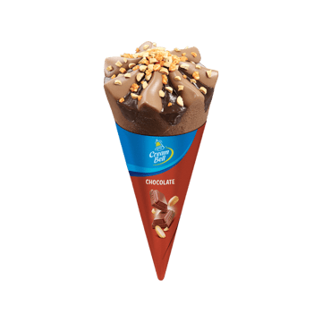 Cream Bell Chocolate Frozen Dessert Cone