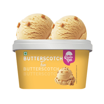 Cream Pot Butterscotch Ice Cream Tub