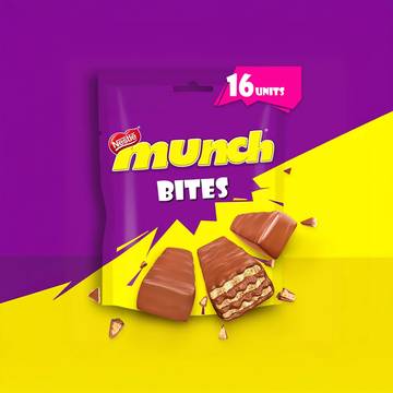 Nestle Munch Bites Coated Crunchy Wafer Bars