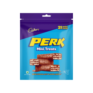 Cadbury Perk Mini Treats Coated Wafer Chocolate Pack