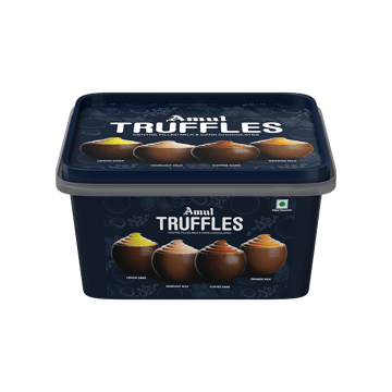 Amul Truffles Center Filled Milk & Dark Chocolate Bar