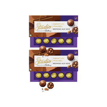 Cadbury Studio Brownie Aux Noix Signature Pralines Chocolate Gift Pack