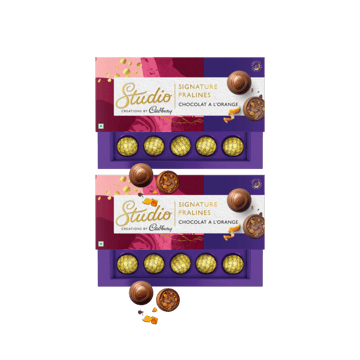 Cadbury Studio Chocolat A L'Orange Signature Pralines Chocolate Gift Pack
