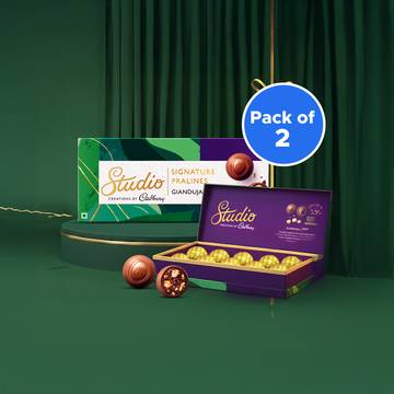 Cadbury Studio Gianduja Hazlenut Signature Pralines Chocolate Gift Pack