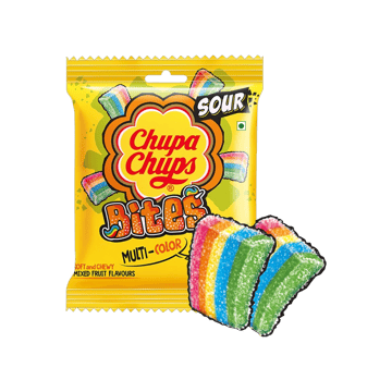 Chupa Chups Sour Bites Mixed Fruit Sour Candy