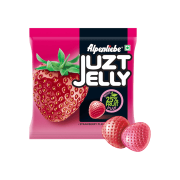 Alpenliebe Juzt Jelly - Strawberry Flavour Jelly Candy