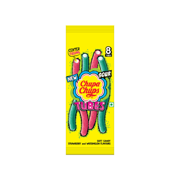 Chupa Chups Strawberry And Watermelon Soft Sour Candy